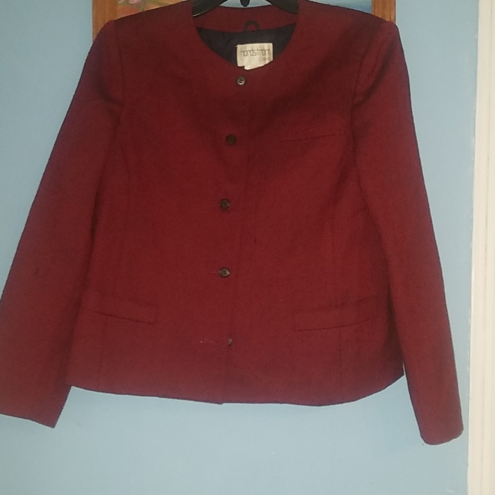 Womens jacket wool 100% petite  size 12